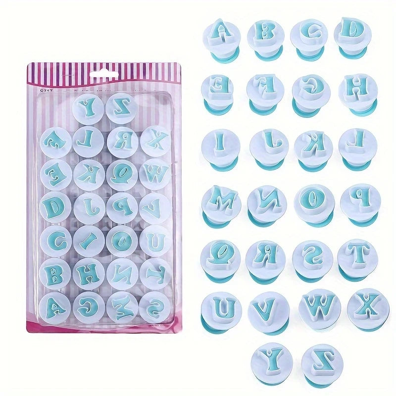 Alphabet Number Cookie Cutters Set