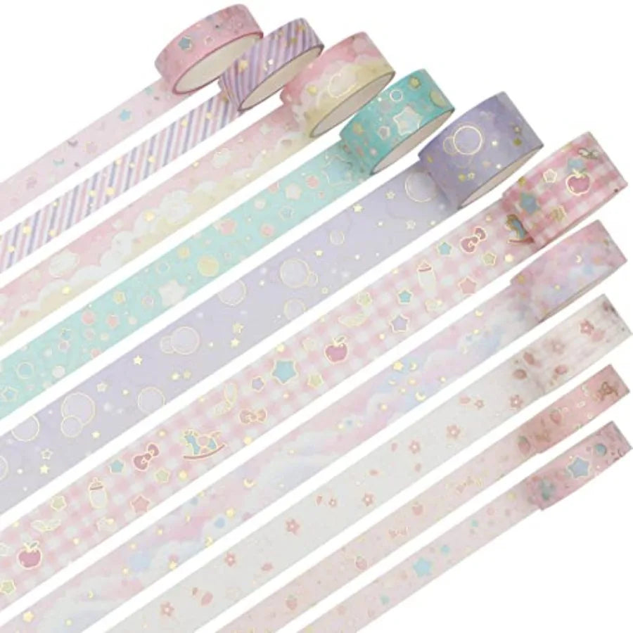 Gold Foil Washi Tape Set