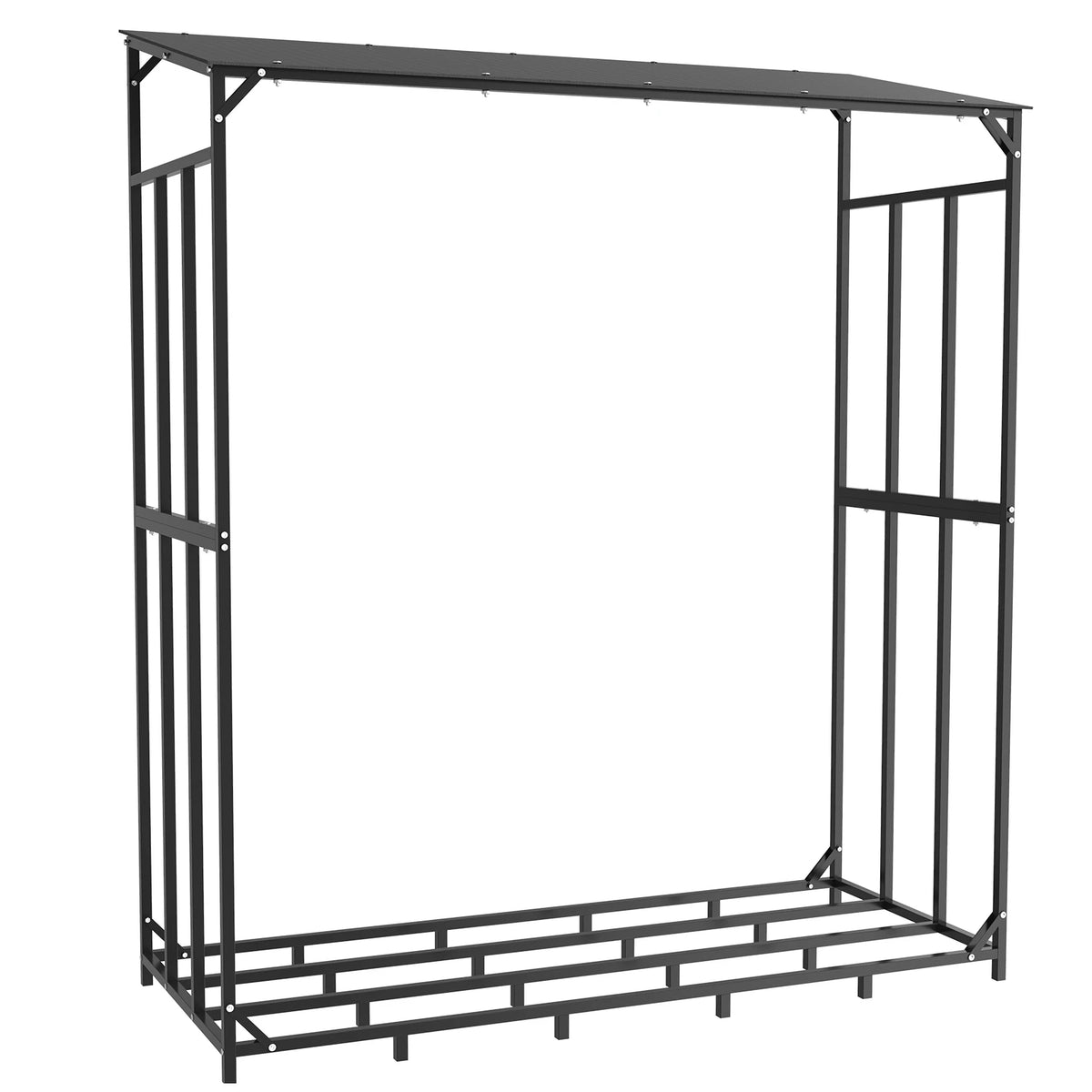 Outdoor Firewood Rack with Cover