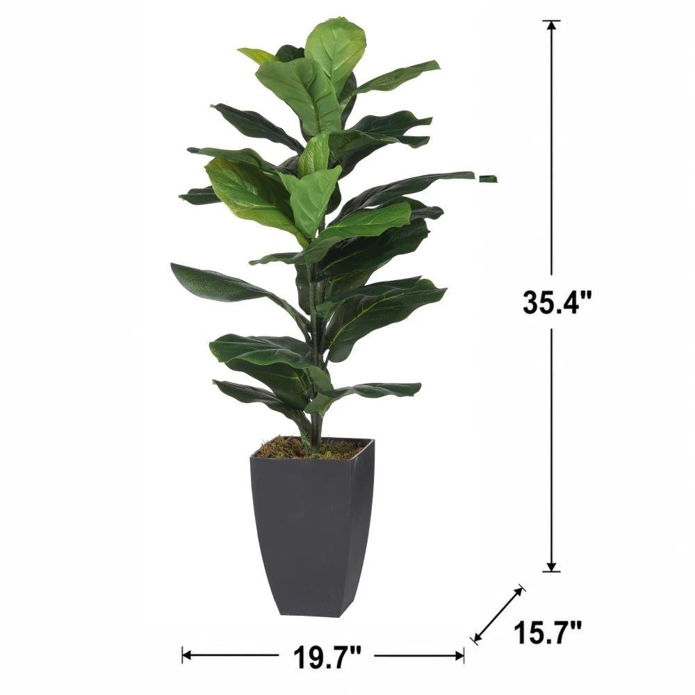 Artificial Fiddle-Leaf Fig Potted Plant