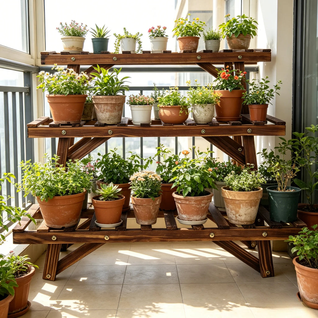 3 Tier Ladder Shelf Plant Stand