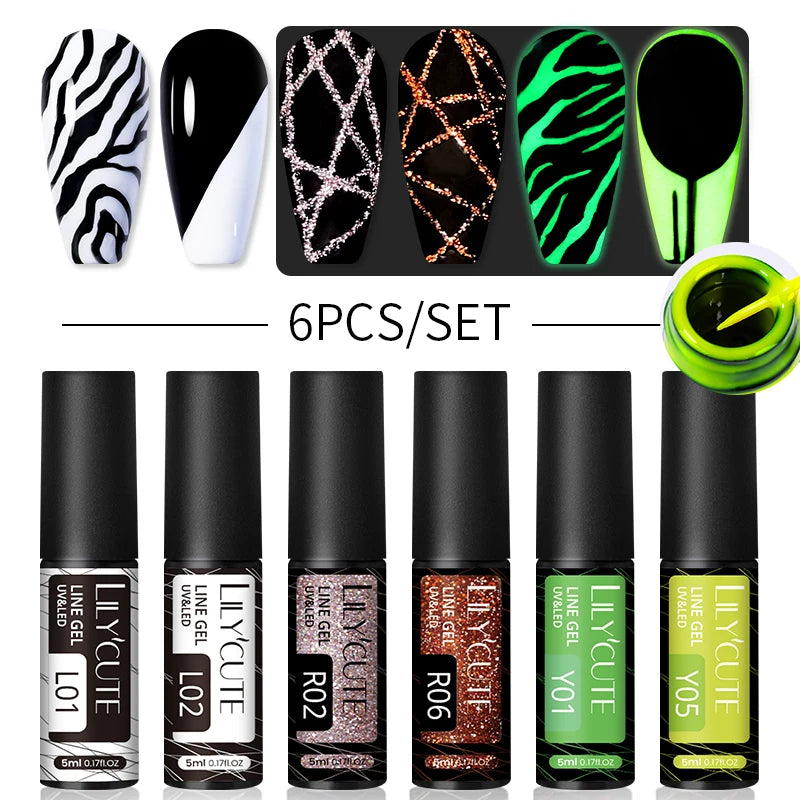 Reflective Glitter Nail Art