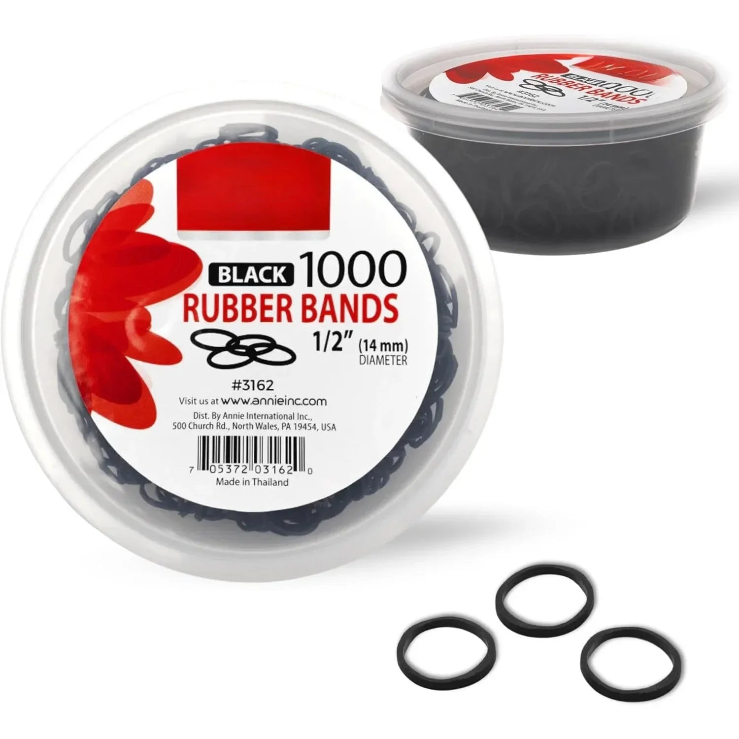 BLACK RUBBER BANDS
