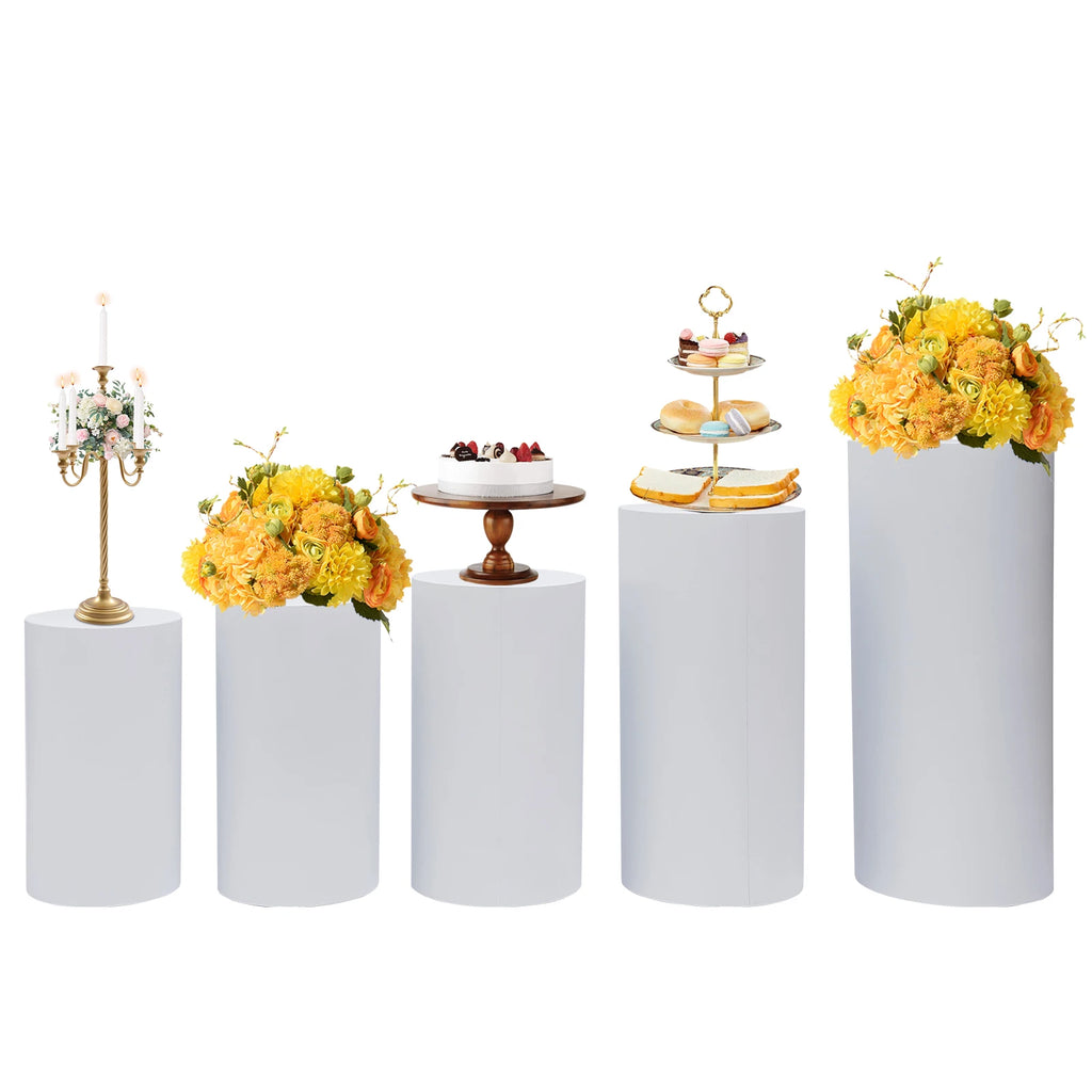 Round Cylinder Pedestal Display Pillars