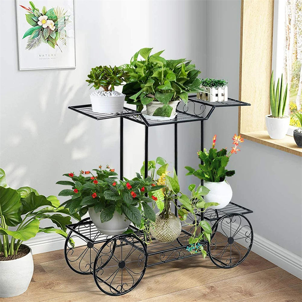 6 Tier Large Metal Plant Stand