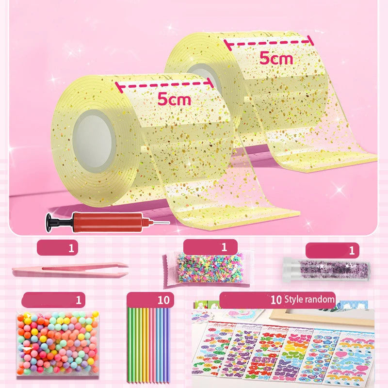 Nano Glue DIY Blow Bubble Tape