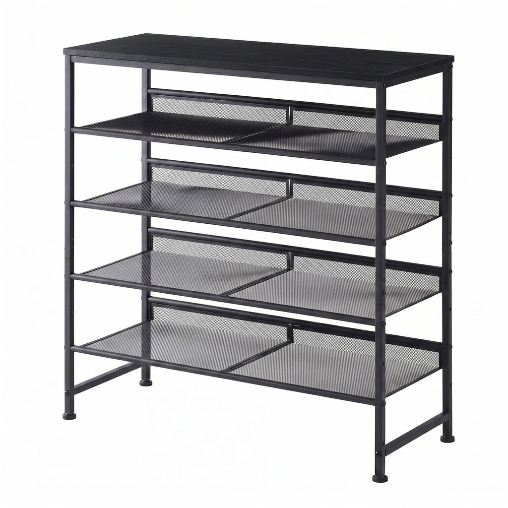 5-Tier Metal Shoe Storage Organizer