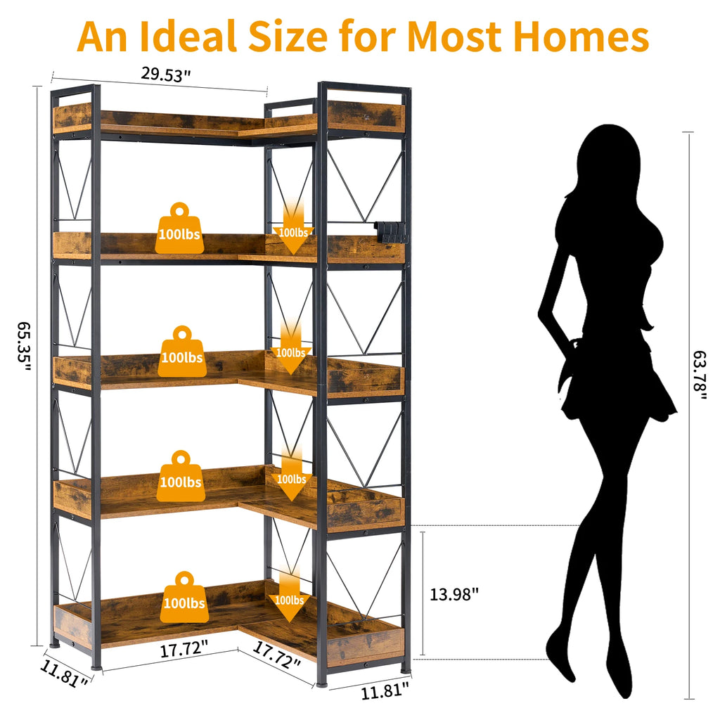 L Shaped Corner Storage Shelves
