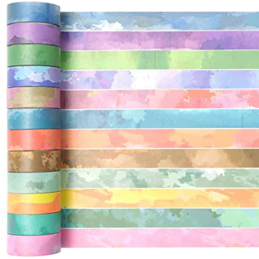 Watercolors Washi Tape Set