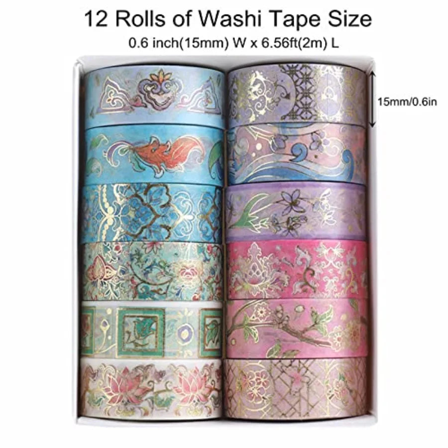 Gold Foil Washi Tape Set