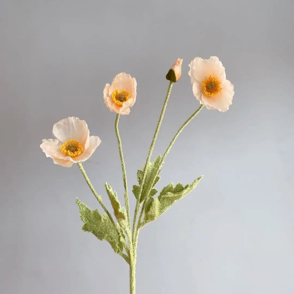 4 Head Artificial Poppy Bouquet









b