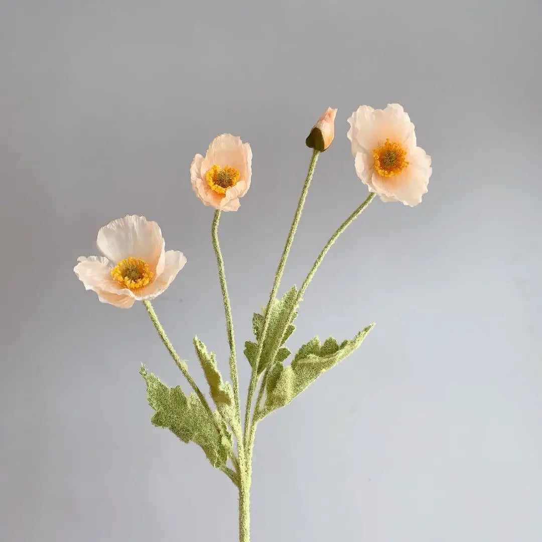 4 Head Artificial Poppy Bouquet









b