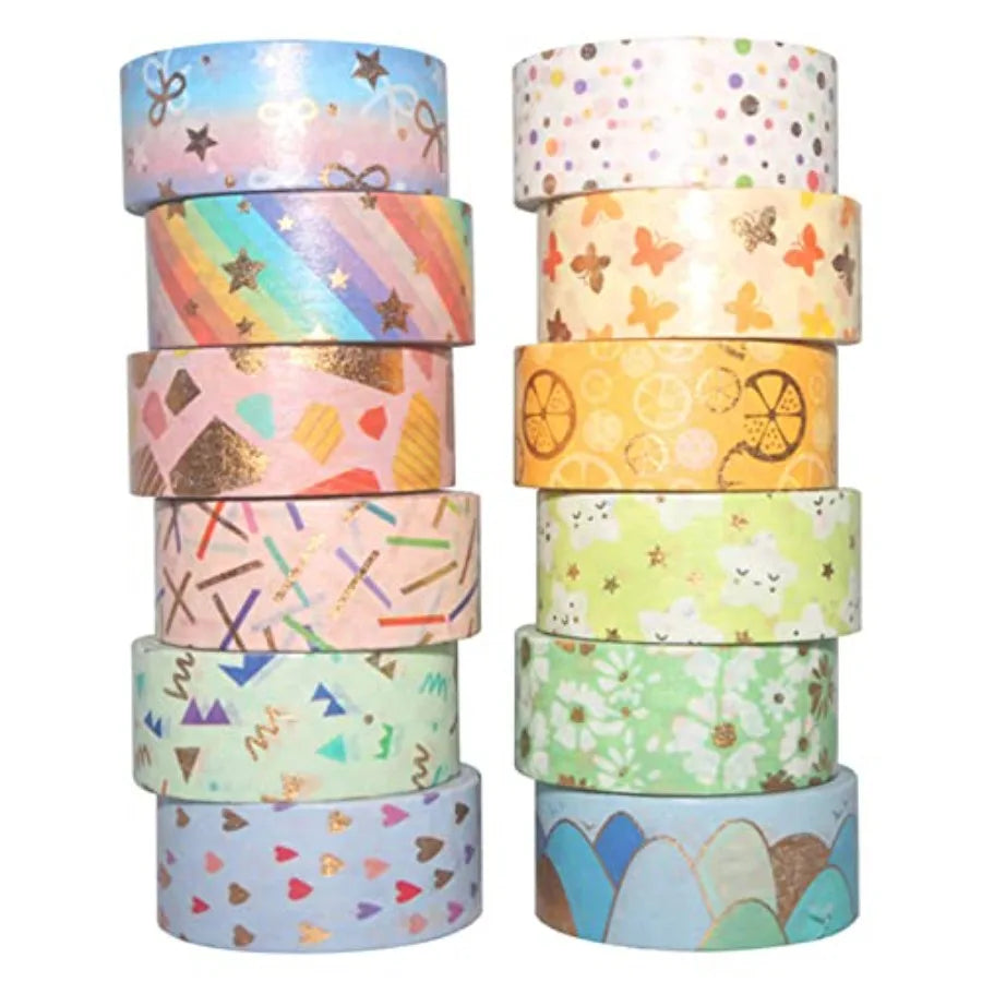 Gold Foil Washi Tape Set