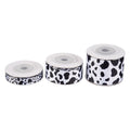 Cow Print Wired Ribbon