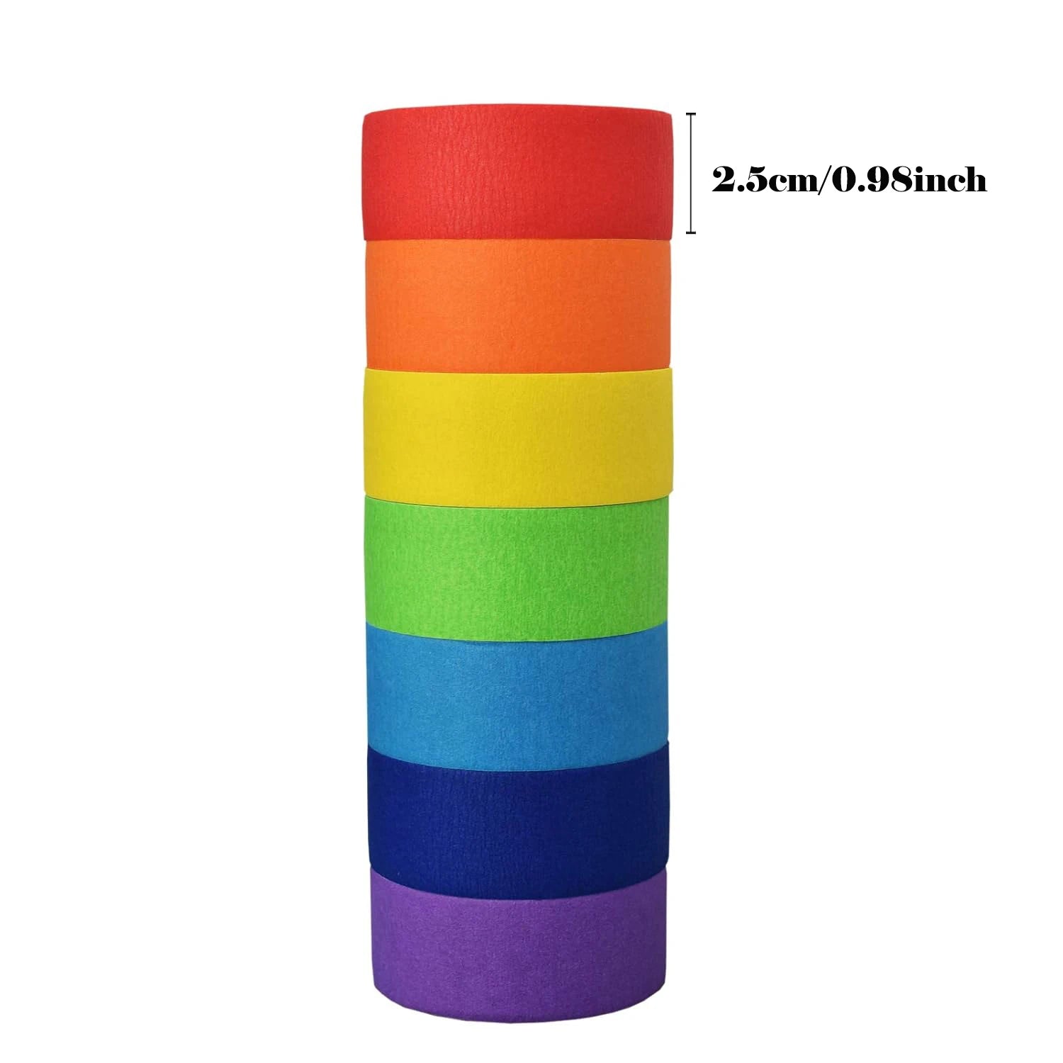 Rainbow Colored Masking Tape