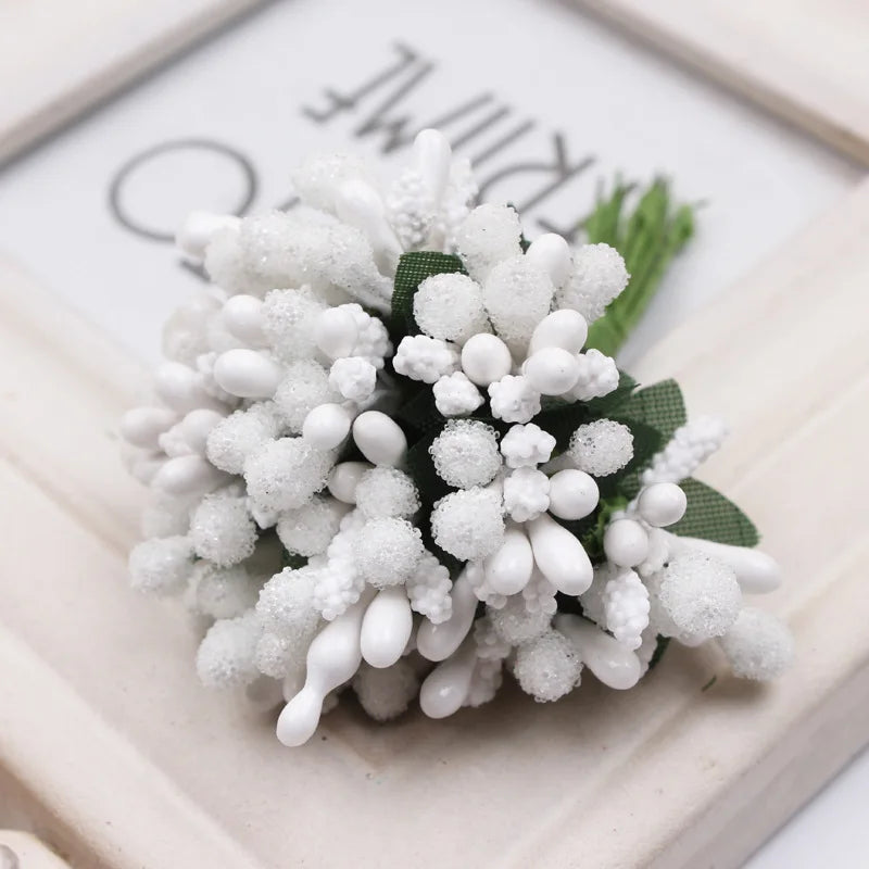 Artificial Small Berries on Wire Stems