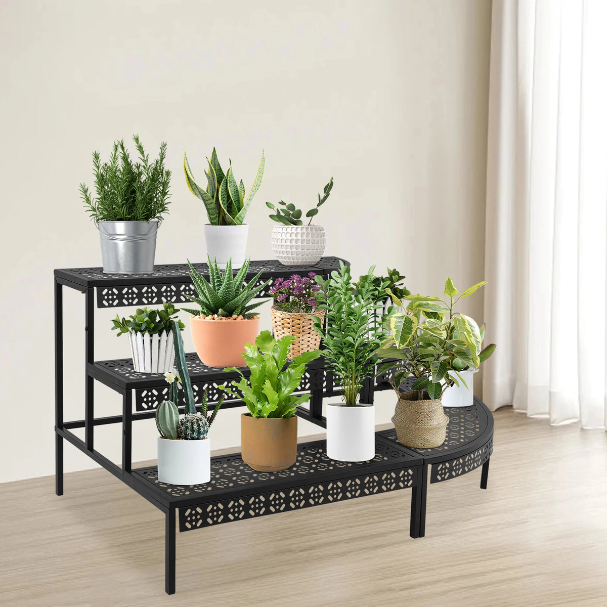 3-Tier Iron Plant Stand