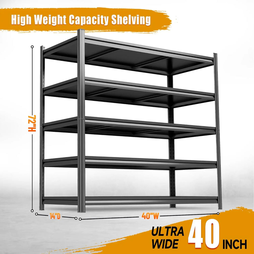 5 Tier Heavy Duty Shelving