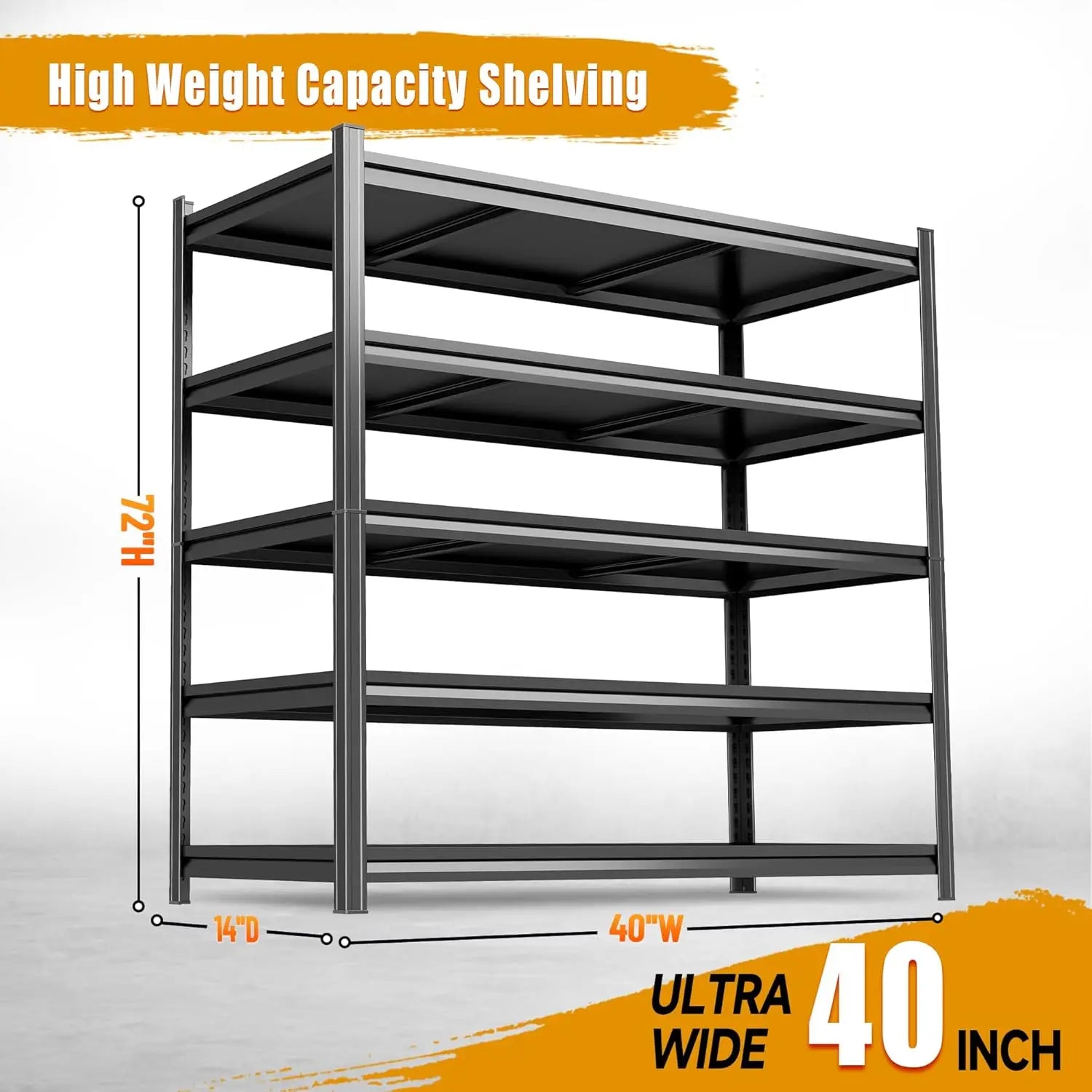 5 Tier Heavy Duty Shelving