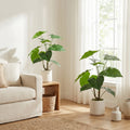 Artificial Tropical Alocasia Leaf Plant