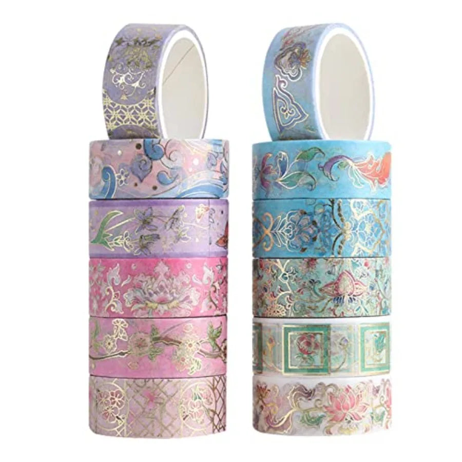 Gold Foil Washi Tape Set
