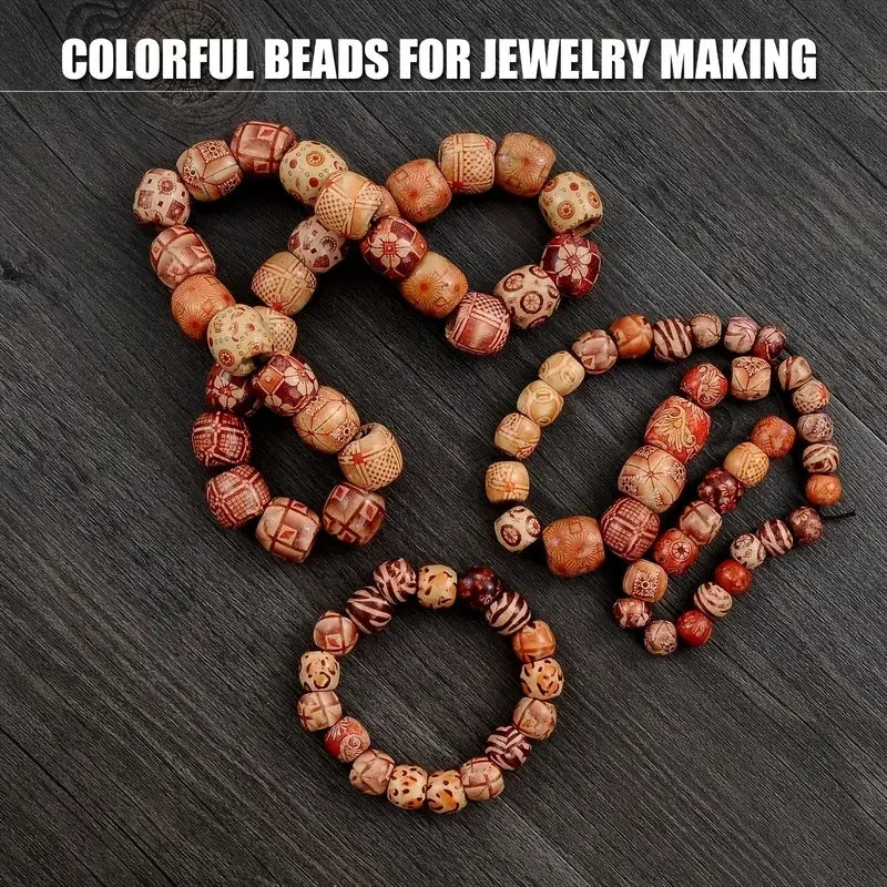 Wood Beads For Hair