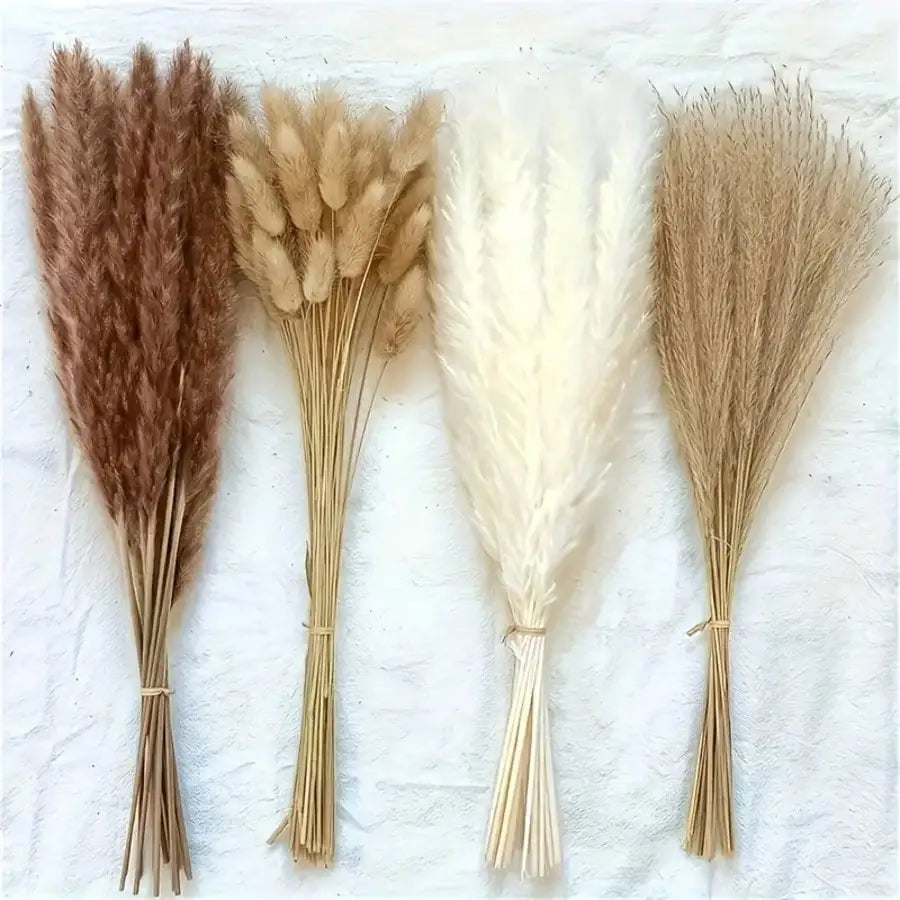 White Artificial Pampas Grass Decor