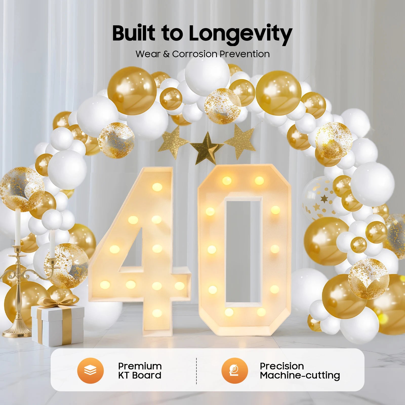 Giant number Led Light