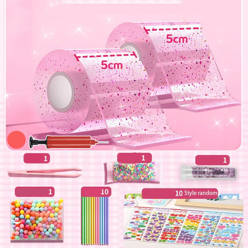 Nano Glue DIY Blow Bubble Tape