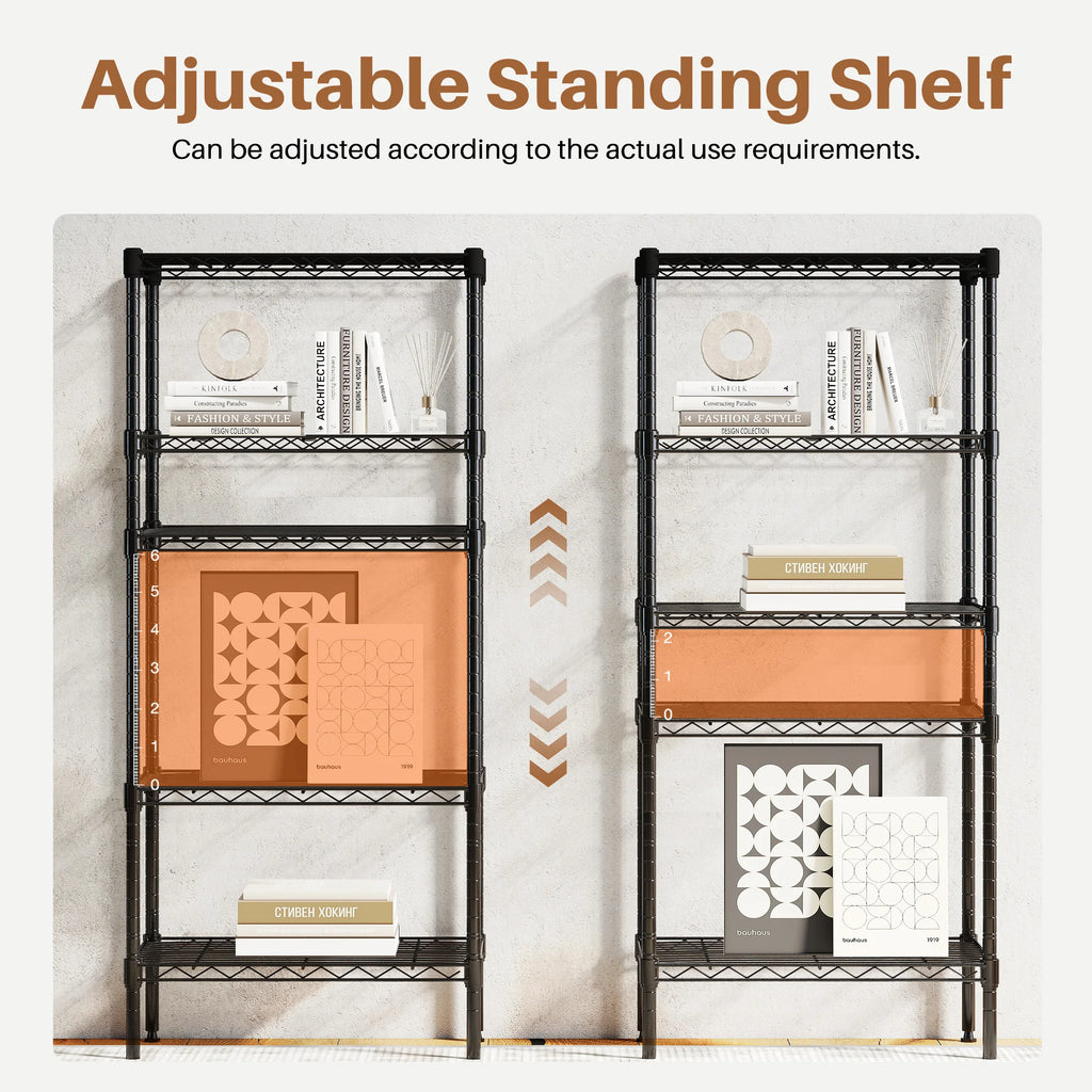 3-5 Tier Metal Storage Shelves