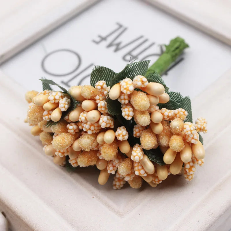 Artificial Small Berries on Wire Stems