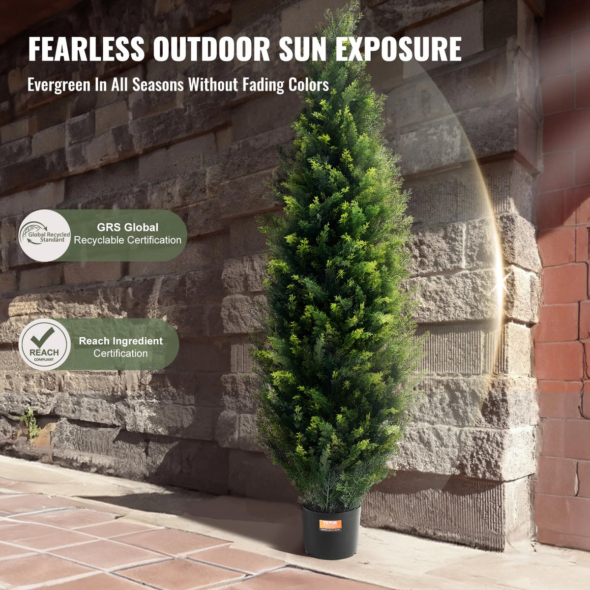 Artificial Cedar Topiary Tree