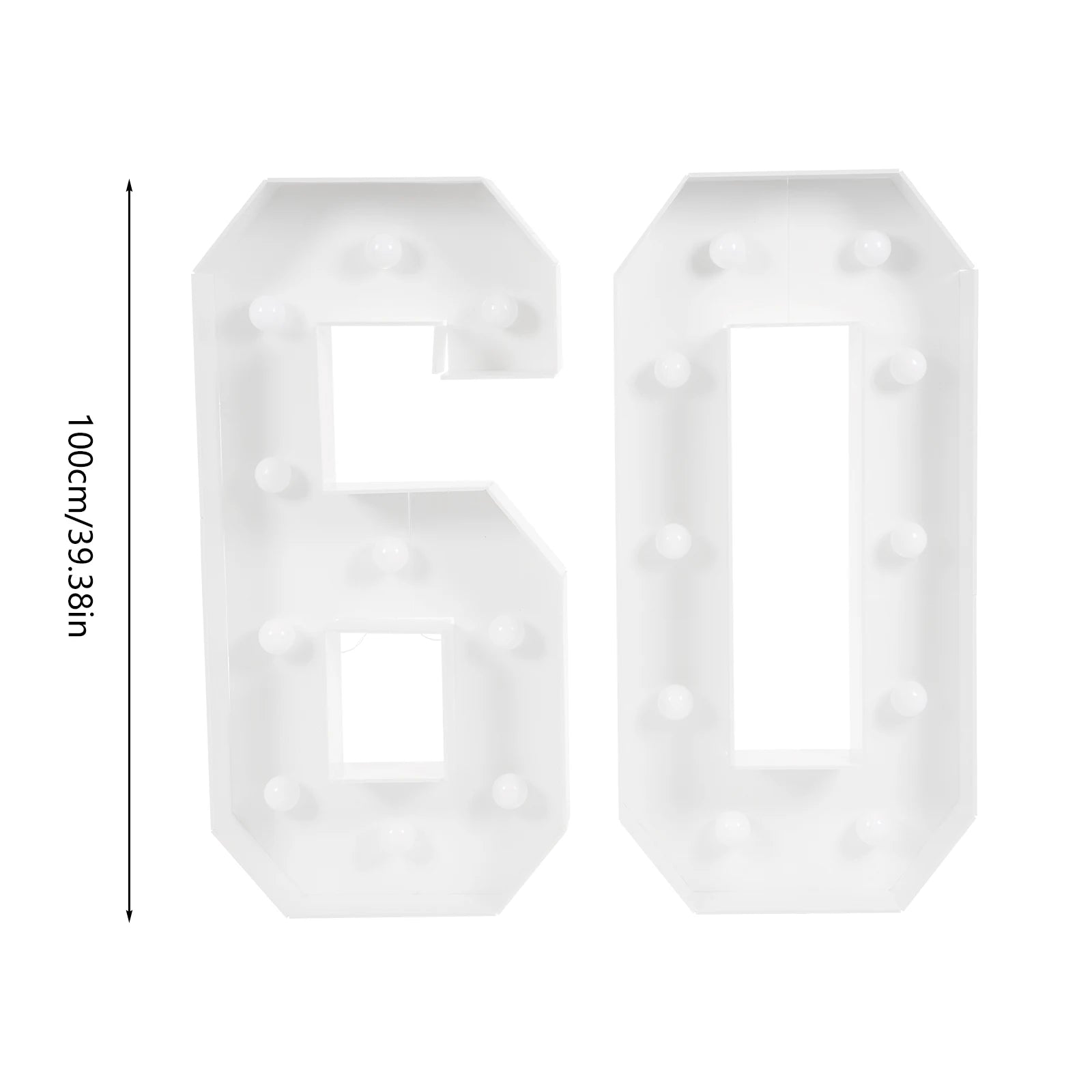 Giant number Led Light