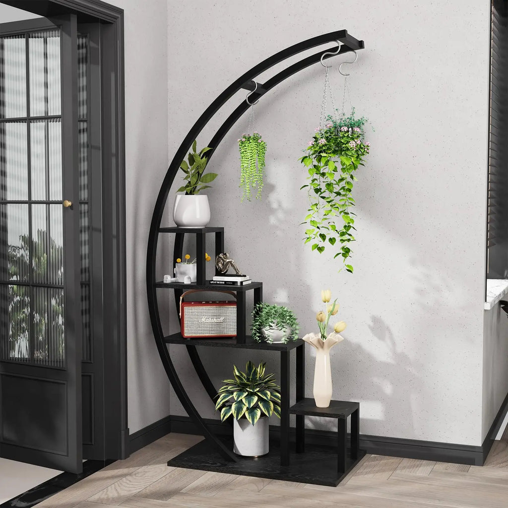 Heavy Duty 5-Tier Half Moon Stand