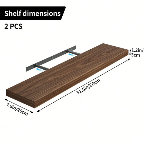 2pcs Floating Shelves