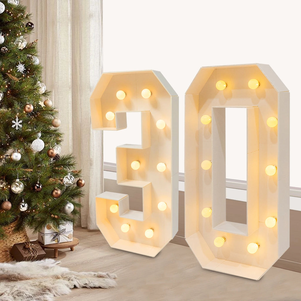 Giant number Led Light