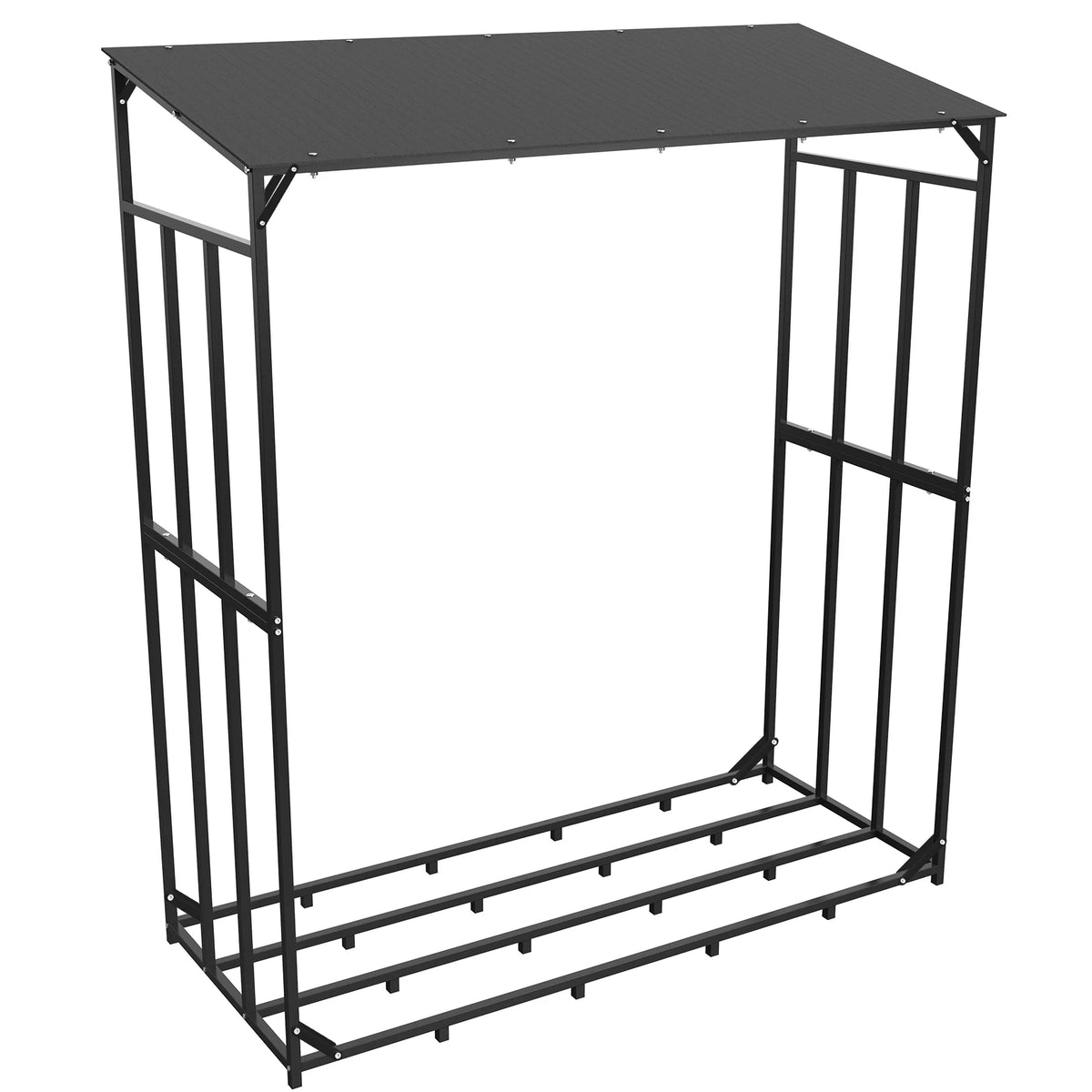 Outdoor Firewood Rack with Cover