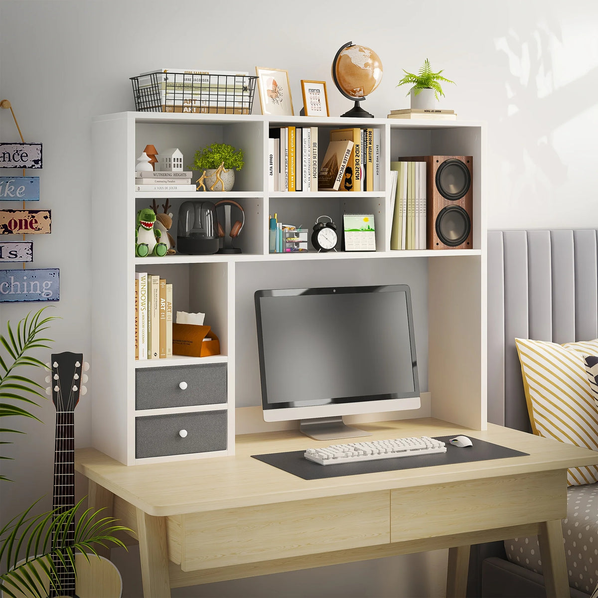 Adjustable Desktop Storage Shelf