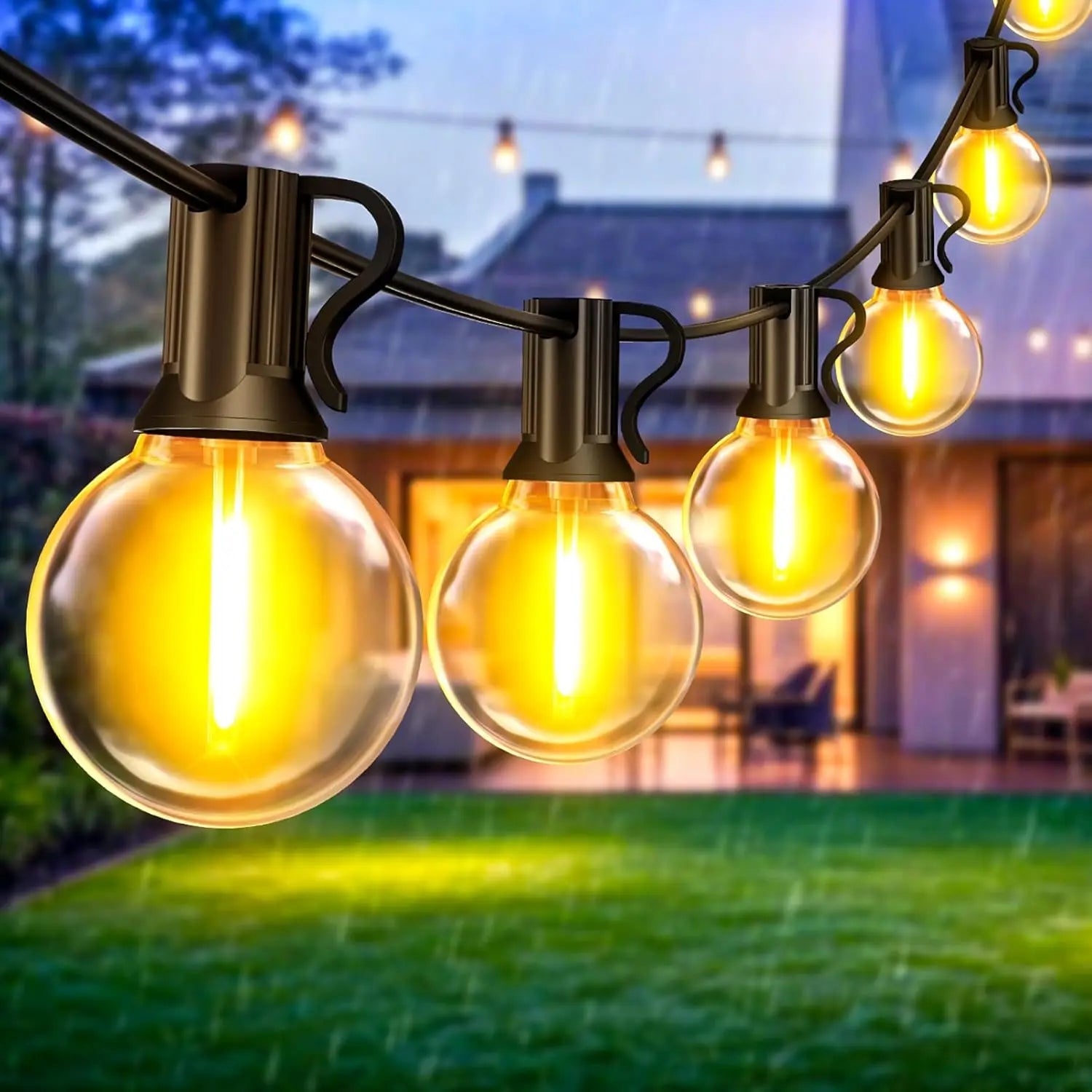 LED Globe String Lights Outdoor