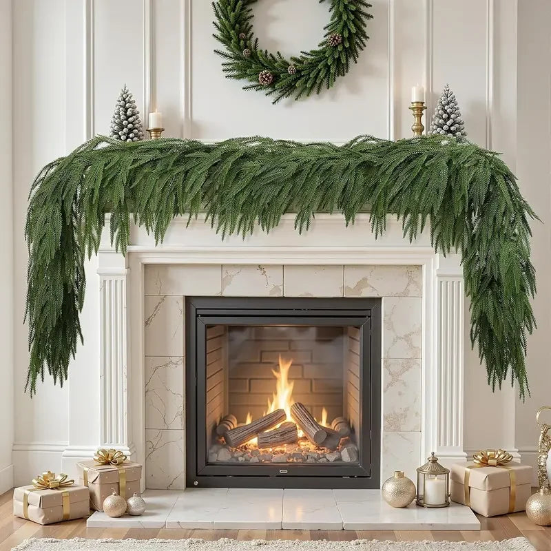 6FT Norfolk Pine Artificial Christmas Garland