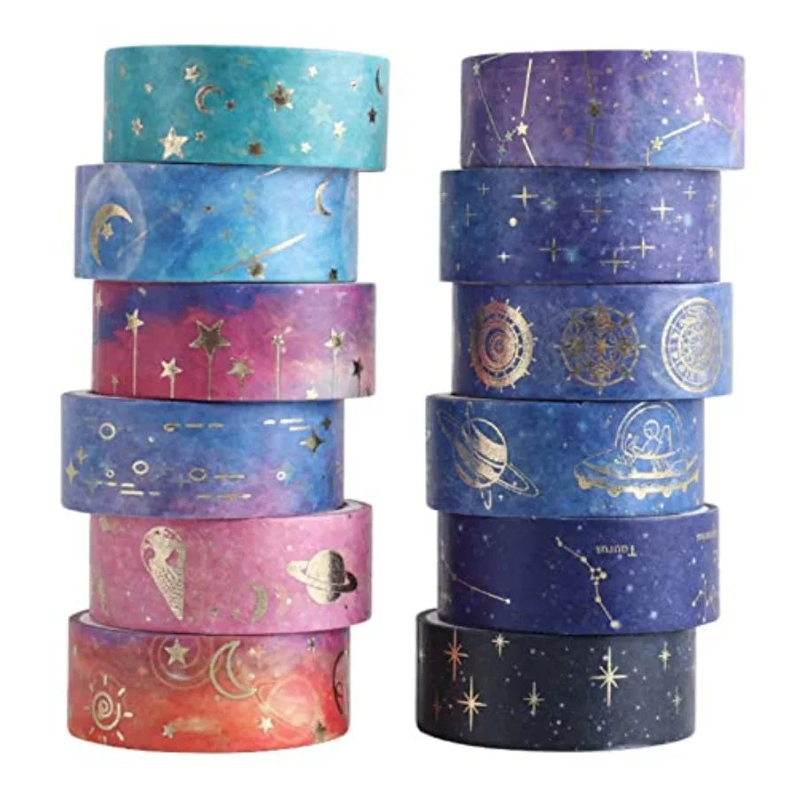 Gold Foil Washi Tape Set