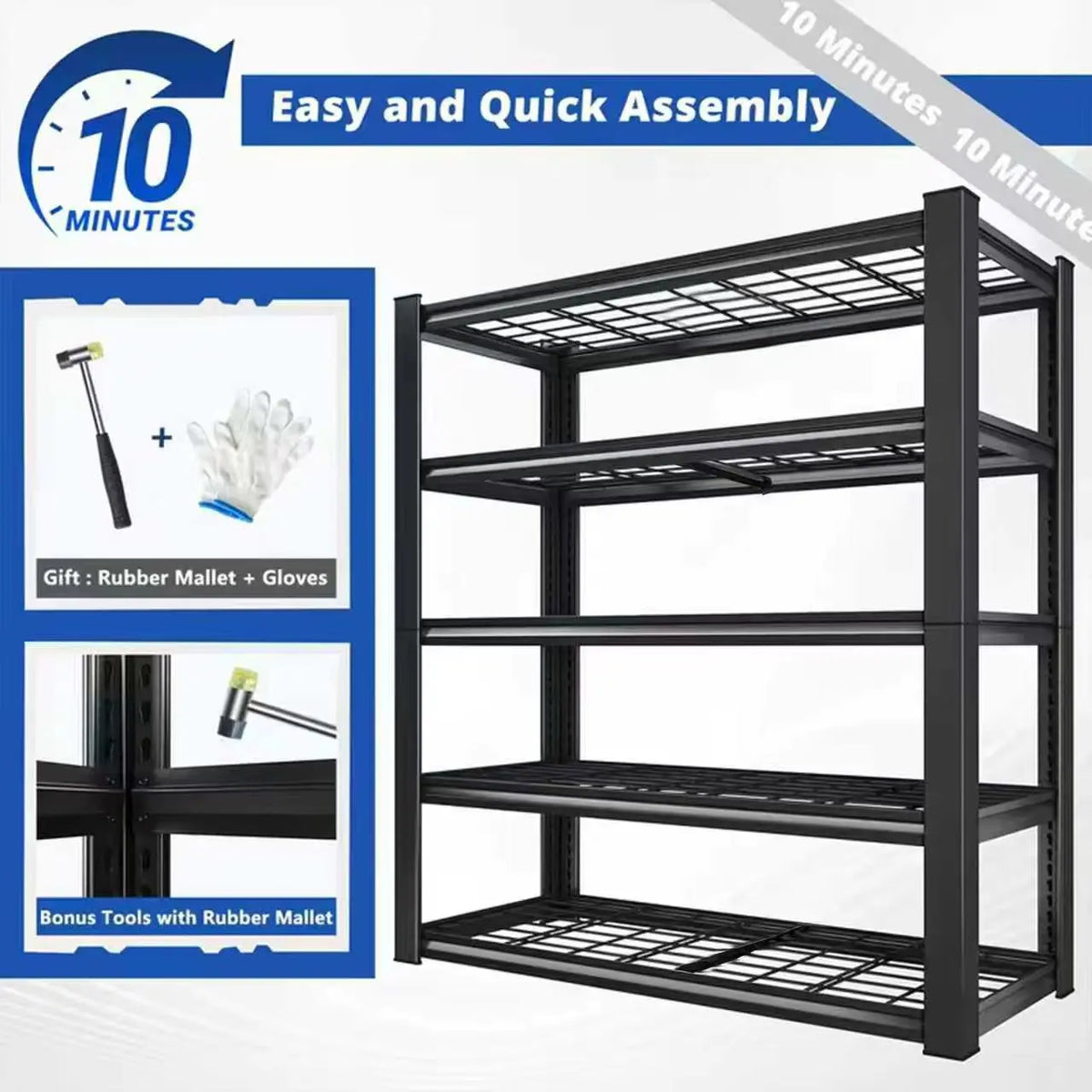 Adjustable Metal Shelving