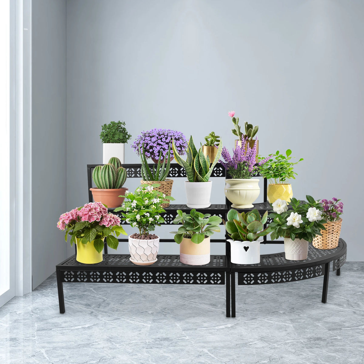 3-Tier Iron Plant Stand