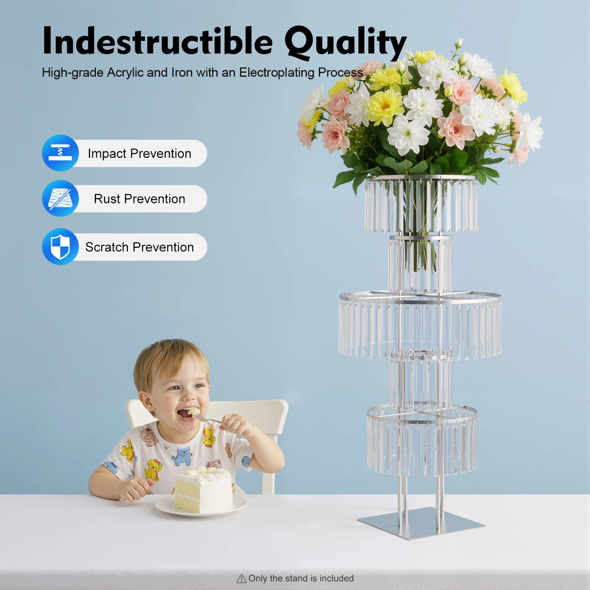 5 Tiers Wedding Centerpieces Decor Display