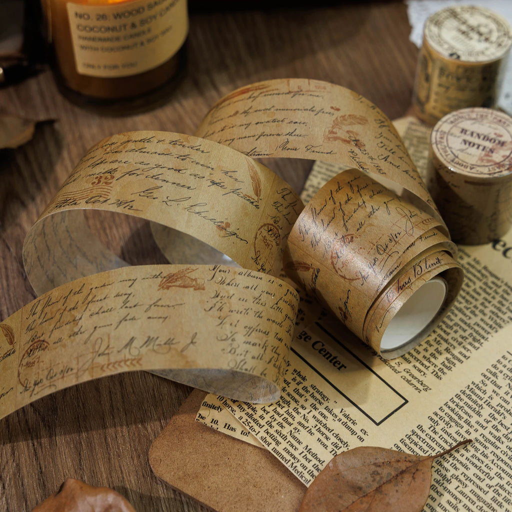 Vintage Washi Die-Cut Tape
