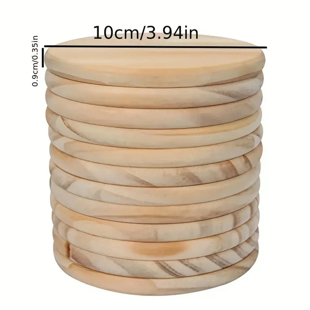 Log Pine Blank Coasters