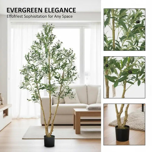 7FT Artificial Olive Tree
