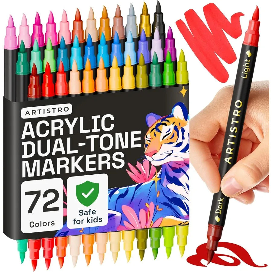 Acrylic Pens for Rock Glass Fabric DIY