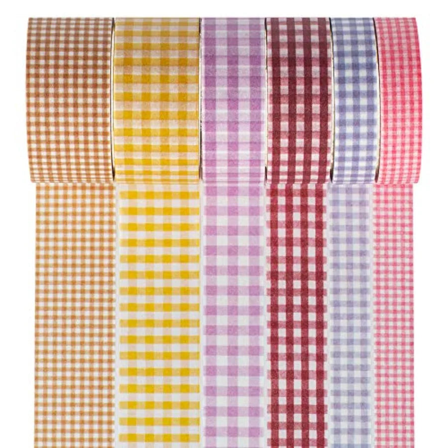 Gingham Washi Tape Set