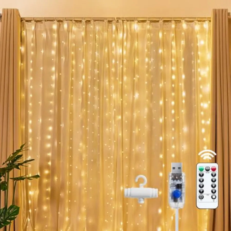 LED Fairy Curtain Lights